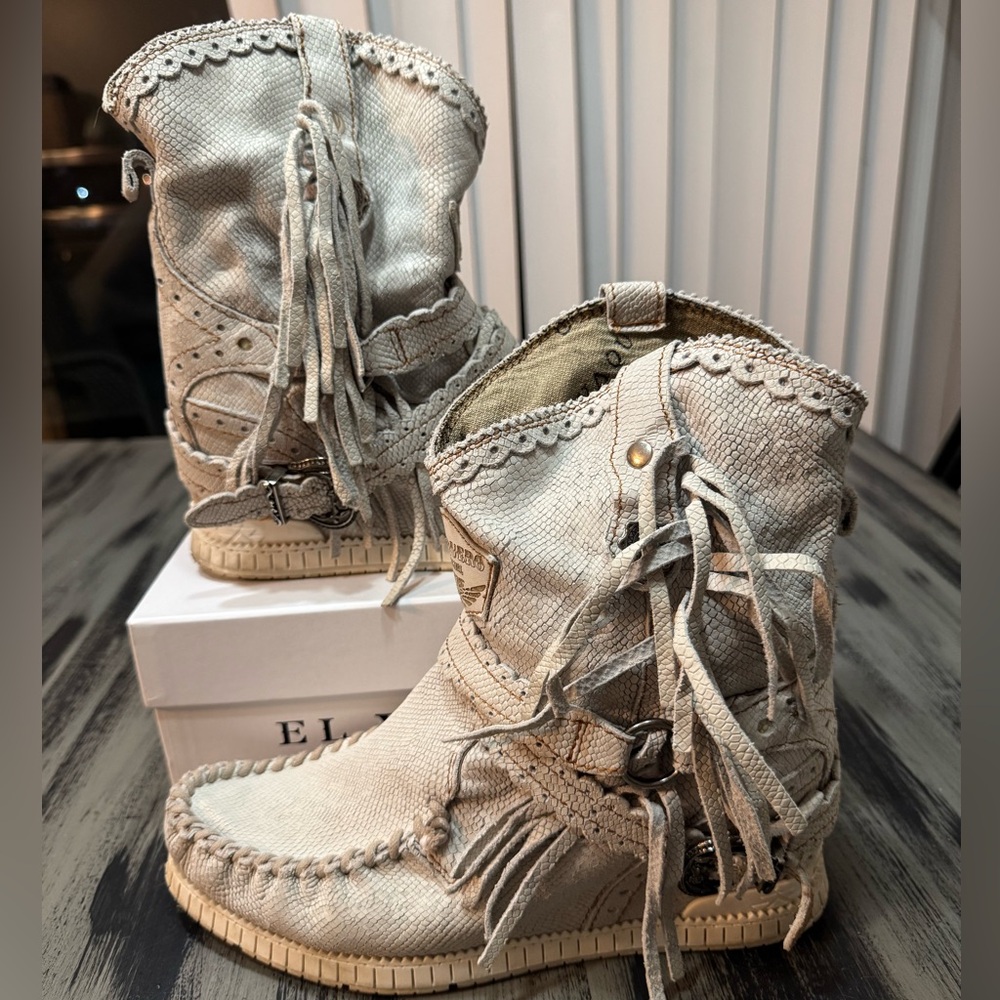NOT FOR SALE  El Vaquero Italy Arya Kalahari Krust Women’s Wedge - Picture 14 of 16